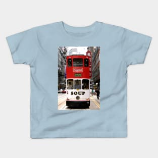 Campbell's Soup Tram in Hong Kong Kids T-Shirt